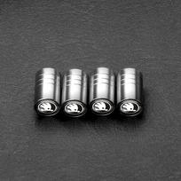 For Skoda FabKO14pcs Car Wheel Tire Valve Stem Caps Dust Covers Auto Accessories For Skoda S Yeti Fabia Octavia 3 2 a5 Kodiaq Karoq Rapid Superb