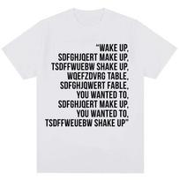 Wake Up System of A Down Chop Suey T Shirts Men Women Fashion Rock Band Hip Hop Vintage T-shirt Oversized Casual Cotton T Shirts M white