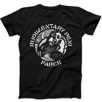 Rudimentary Peni Farce Punk Rock Music Gift Tee Black T Shirt.webp L gray