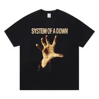 System Of A Down Album Cover Hand Graphic T-Shirt XL beige