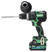 HiKOKI DV36DC 36V smūginis gręžtuvas-atsuktuvas ir dėklas Maksimalus sukimo momentas 155 Maksimalus mūro skylės gręžimo pajėgumas 22 mm Pritaikomas sukimosi greitis (2 vienetai, žalia