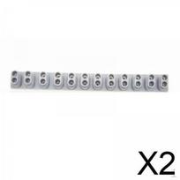 2 Pieces Electronic Keyboard Connector Strip Numeric Keypad Part Conductive Rubber Silicone 2 Pcs gray
