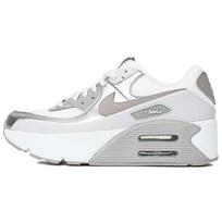 Nike Air Max 90 LV8 Summit White Vast Grey Metallic Platinum College Grey Moteriški IB0170-101 38.5 balta