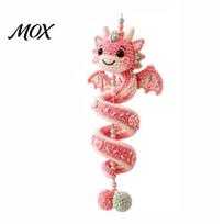 Creative Yarn Art Set DIY Dragon Spiral Hanging Ornament Kit, Easy Assembly Decorative Craft, Family Activity Craft Handmade Crochet Kit for F