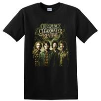 Creedence Clearwater Revival T Shirt Vintage Rock Band Graphic Music Fan Tee M black