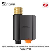SONOFF SWV-ZFE Hydro Series Hydro ONE Zigbee Smart Water Valve With Flow Meter SWV Dual Communication Modes Water Data Insights SWV-ZFU China Mainland gray