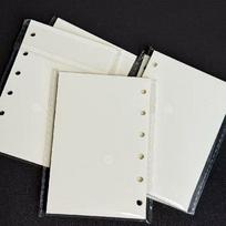 Retro Brown A7 Leather Loose-leaf Hand Ledger High-value Student Portable Notebook black