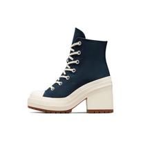 Converse Chuck 70 De Luxe Kulnas Aukštas Obsidianas Moteriški Kedai Mėlyni Balti Juodi A07565C 38 black