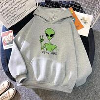 2025 New Model Green Alien Sport Shirt - Men's Winter Fashion Fun Print Sweatshirt 3XL black