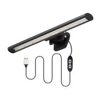 LED Bar Adjustable Laptop Monitor Light Non-flickering Portable Bar for Home black