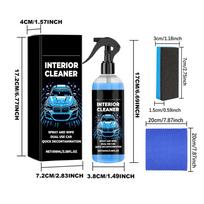Stogo valiklis automobiliui 100 ml Automobilio stogo galingas valiklis Automobilio salono valiklis Nešiojamas valymo purškalas Dėmių valiklis black