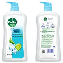 Dettol Peppermint Ice Cool Shower Gel white