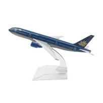 1/400 Lėktuvo Modelio Žaislai B777 Vietnam Airways 16cm Metalinis Replika 777 Modelis Aviacijos Žaislas Lėktuvo Modelio Statybos Rinkiniai Vaikams mėlyna