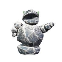 Yixing Purple Clay Stone Rock Empress Tea Pet Luxury Flowerpot Landscaping Tea Figurine Play Toys Tea Statue Ornaments Supplies gray