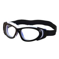 Adjustable Impact Resistant Sports Glasses for Basketball Cycling Football Eye Protection with Optical Frame black