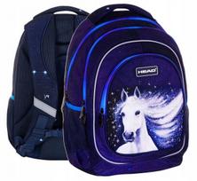 Mokyklinė kuprinė HEAD GALAXY Beautiful Horse, 1–3 klasei, mergaitėms