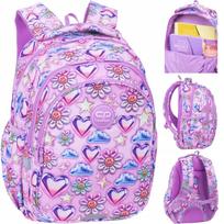 Mergaičių mokyklinė kuprinė COOLPACK, 1–3 klasei, Balloons