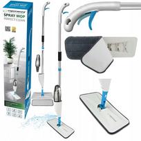 Grindų šluota su plovimo mechanizmu, 125 cm, 350 ml, mikropluošto rinkinys