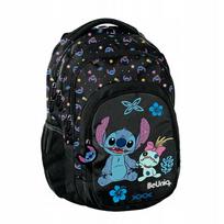 Mokyklinė kuprinė Paso BeUniq Lilo and Stitch, juoda, paminkštinta