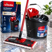 Grindų plovimo rinkinys VILEDA Ultramax XL su išspaudos kibiru XXL