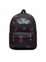 Mokyklinė kuprinė Vans Old Skool Classic, juoda, 22 l, su rožėmis