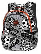Mokyklinė kuprinė CoolPack Football Grey Ball, 21 l, daug skyrių