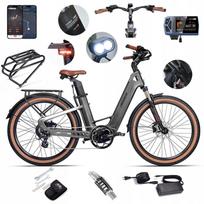 Elektrinis dviratis Mihogo Air Max 48V 19.2Ah, 900W, 40 km/h, iki 200 km, 26", APP, GPS