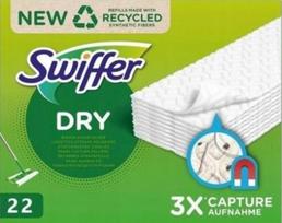 Grindų dulkių šluostės Swiffer, 22 vnt., kasetė