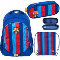 Mokyklinis rinkinys FC Barcelona: kuprinė, penalas, krepšys ASTRA