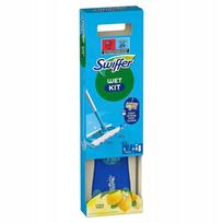 Grindų valymo rinkinys Swiffer Wet su plokščia šluoste