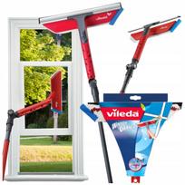 Langų plovimo šluostė Vileda, teleskopinė, dvipusė, 2in1