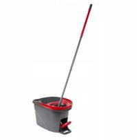 Grindų plovimo rinkinys Vileda Easy Wring&Clean su kibiru ir besisukančia šluoste