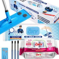 Grindų šluostė MR OXY su 50 drėgnų šluosčių + 100 servetėlių