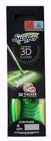 Grindų šluotos rinkinys SWIFFER 3D CLEAN su 4 sausomis ir 2 drėgnomis šluostėmis, 2 vnt.