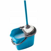 Grindų plovimo rinkinys York su kibiru, presu ir 110 cm kotu, 10 l
