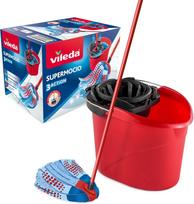 Grindų šluota Vileda SuperMocio 3 Action su 10 l kibiru