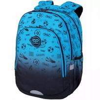 Mokyklinė kuprinė berniukui, 3 skyrių, CoolPack, futbolo tematika