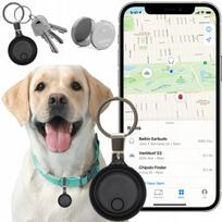 Mini seklys Apple Find My, tinka raktams, dviračiui, šuniui ar katei, iOS