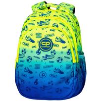 Mokyklinė kuprinė CoolPack, mėlyna/geltona/auksinė, 21 l, daug skyrių