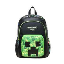 Juoda „Minecraft“ kuprinė su reljefiniu Creeper motyvu