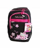 Mokyklinė kuprinė Hello Kitty, juoda/rožinė, A4