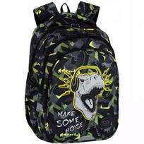 Mokyklinė kuprinė CoolPack JERRY su keliomis lentynomis, DINOPARK dinozaurais