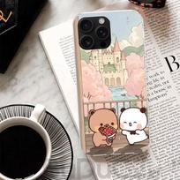 Bubu Dudu Cartoon Cute Cover For iPhone 17 Air 16 16E 15 Pro Max 14 Plus 13 Mini Phone Case 12 11 7 8 SE Customized Print Shell iPhone 17 Pro white
