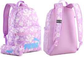 Mokyklinis PUMA kuprinės ir penalinės rinkinys „Classic Floral“ su rožėmis