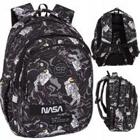 Mokyklinė kuprinė JERRY astronautas NASA, balta-juoda, 1-3 klasei
