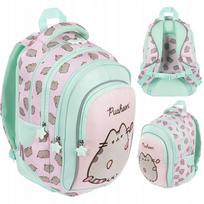 Mokyklinė kuprinė St.MAJEWSKI St. Right BPL-58, rožinė, Pusheen katinas