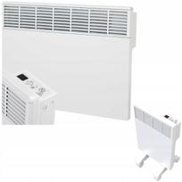 Elektrinis šildytuvas su termostatu, 1500 W, baltas, pastatomas