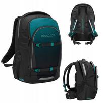 Mokyklinė kuprinė COOCAZOO Teen, ergonomiška, lengva, Teal Shadows