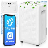 Oro sausintuvas MALTEC, 20 l/24 h, WiFi, higrostatas, 4,5 l talpa, iki 45 m²