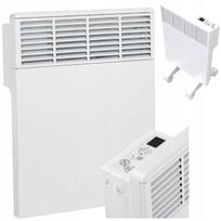 Elektrinis šildytuvas su termostatu, sieninis, baltas, 500 W, su ekranu